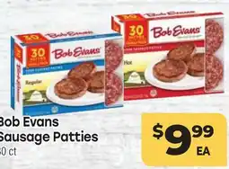 Tony’s Fresh Market Bob Evans Sausage Patties offer