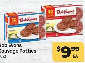 Tony’s Fresh Market Bob Evans Sausage Patties offer