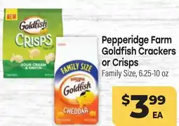 Tony’s Fresh Market Pepperidge Farm Goldfish Crackers or Crisps offer