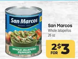 Tony’s Fresh Market San Marcos Whole Jalapeños offer