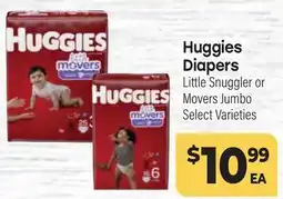 Tony’s Fresh Market Huggies Diapers offer