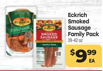 Tony’s Fresh Market Eckrich Smoked Sausage Family Pack offer