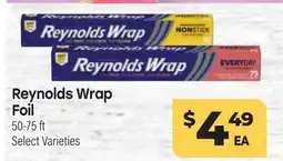 Tony’s Fresh Market Reynolds Wrap Foil offer