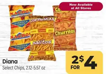 Tony’s Fresh Market Diana Select Chips offer