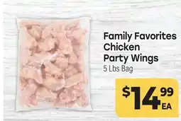 Tony’s Fresh Market Family Favorites Chicken Party Wings offer