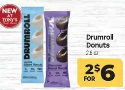 Tony’s Fresh Market Drumroll Donuts offer
