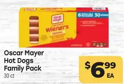 Tony’s Fresh Market Oscar Mayer Hot Dogs Family Pack offer