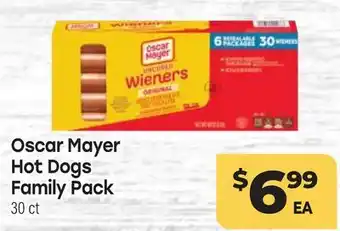 Tony’s Fresh Market Oscar Mayer Hot Dogs Family Pack offer