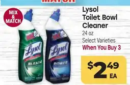 Tony’s Fresh Market Lysol Toilet Bowl Bowl offer