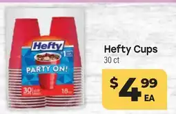 Tony’s Fresh Market Hefty Cups offer
