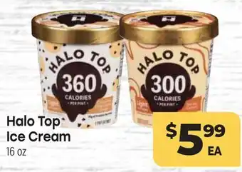 Tony’s Fresh Market Halo Top Ice Cream offer