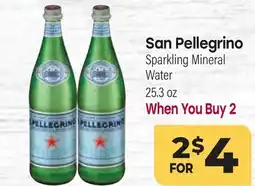 Tony’s Fresh Market San Pellegrino Sparkling Mineral Water offer