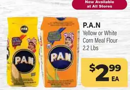 Tony’s Fresh Market P.A.N Yellow or White Corn Meal Flour offer