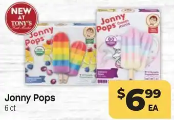Tony’s Fresh Market Jonny Pops offer