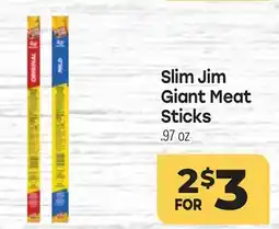 Tony’s Fresh Market Slim Jim Giant Meat Sticks offer