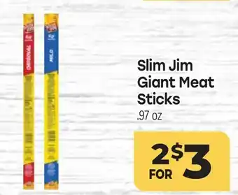 Tony’s Fresh Market Slim Jim Giant Meat Sticks offer