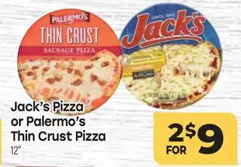 Tony’s Fresh Market Jack's Pizza or Palermo's Thin Crust Pizza offer