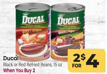 Tony’s Fresh Market Ducal Black or Red Refried Beans offer