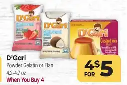 Tony’s Fresh Market D'Gari Powder Gelatin or Flan offer