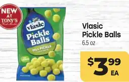 Tony’s Fresh Market Vlasic Pickle Balls offer