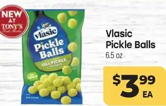 Tony’s Fresh Market Vlasic Pickle Balls offer