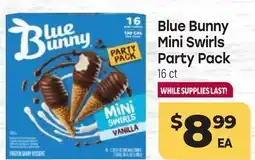 Tony’s Fresh Market Blue Bunny Mini Swirls Party Pack offer