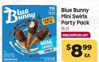 Tony’s Fresh Market Blue Bunny Mini Swirls Party Pack offer