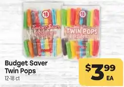 Tony’s Fresh Market Budget Saver Twin Pops offer