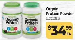 Tony’s Fresh Market Orgain Protein Powder offer