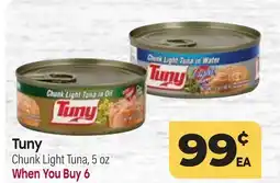 Tony’s Fresh Market Tuny Chunk Light Tuna offer