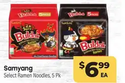 Tony’s Fresh Market Samyang Select Ramen Noodles offer