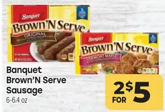 Tony’s Fresh Market Banquet Brown'N Serve Sausage offer