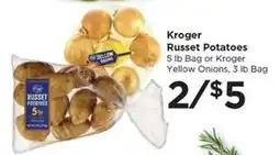 Food 4 Less Kroger Russet Potatoes or Kroger Yellow Onions offer