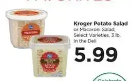 Food 4 Less Kroger Potato Salad or Macaroni Salad offer