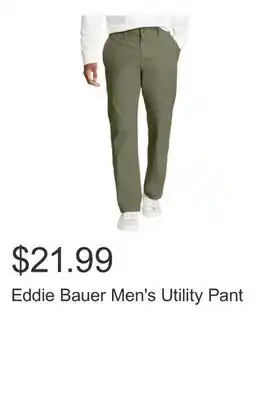 Costco Eddie Bauer Men's Utility Pant offer