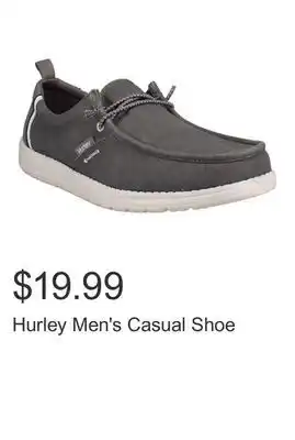 Costco Hurley Men's Casual Shoe offer