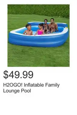 Costco H2OGO! Inflatable Family Lounge Pool offer