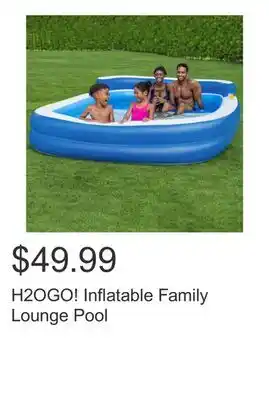 Costco H2OGO! Inflatable Family Lounge Pool offer