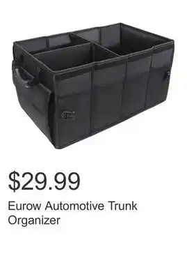 Costco Eurow Automotive Trunk Organizer offer