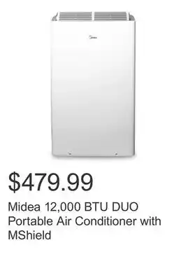 Costco Midea 12,000 BTU DUO Portable Air Conditioner with MShield offer