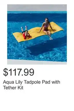 Costco Aqua Lily Tadpole Pad with Tether Kit offer