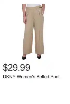 Costco DKNY Women's Belted Pant offer