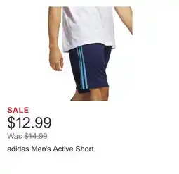Costco adidas Men's Active Short offer