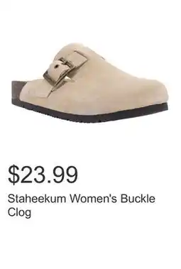 Costco Staheekum Women's Buckle Clog offer
