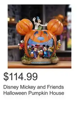 Costco Disney Mickey and Friends Halloween Pumpkin House offer