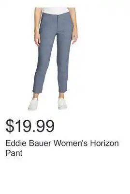 Costco Eddie Bauer Women's Horizon Pant offer