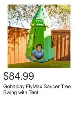 Costco Gobaplay FlyMax Saucer Tree Swing with Tent offer