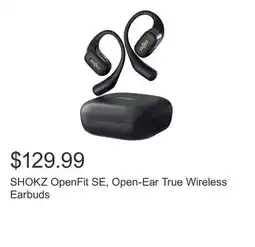 Costco SHOKZ OpenFit SE, Open-Ear True Wireless Earbuds offer