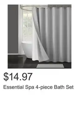 Costco Essential Spa 4-piece Bath Set offer