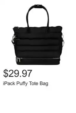Costco iPack Puffy Tote Bag offer